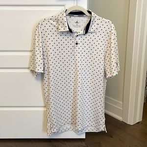 Adidas patterned golf shirt